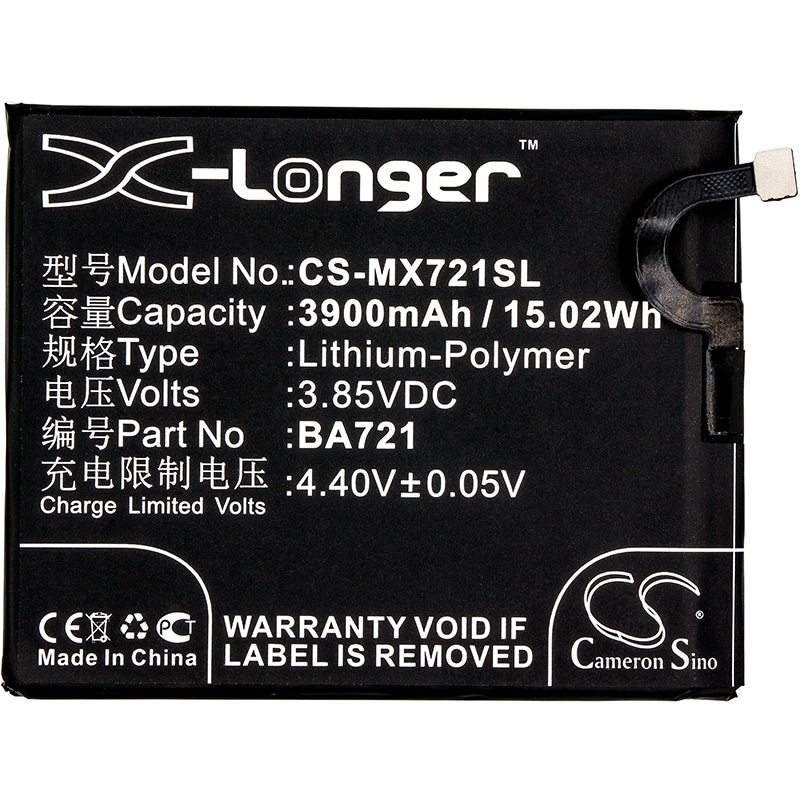 Batteri for SmartPhone, Mobil for Meizu M5 Note, M5 Note Global Dual SIM og andre.