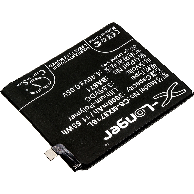 Batteri for smarttelefon, mobil for Meizu 15 Lite, M15