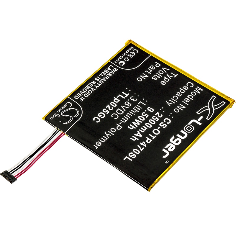 Batteri for SmartPhone, Mobil for Alcatel One Touch Pixi 4 7.0 og andre