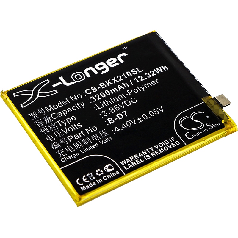 Batteri for smarttelefon, mobil for VIVO X21, X21 UD, X21 UD Dual SIM osv.