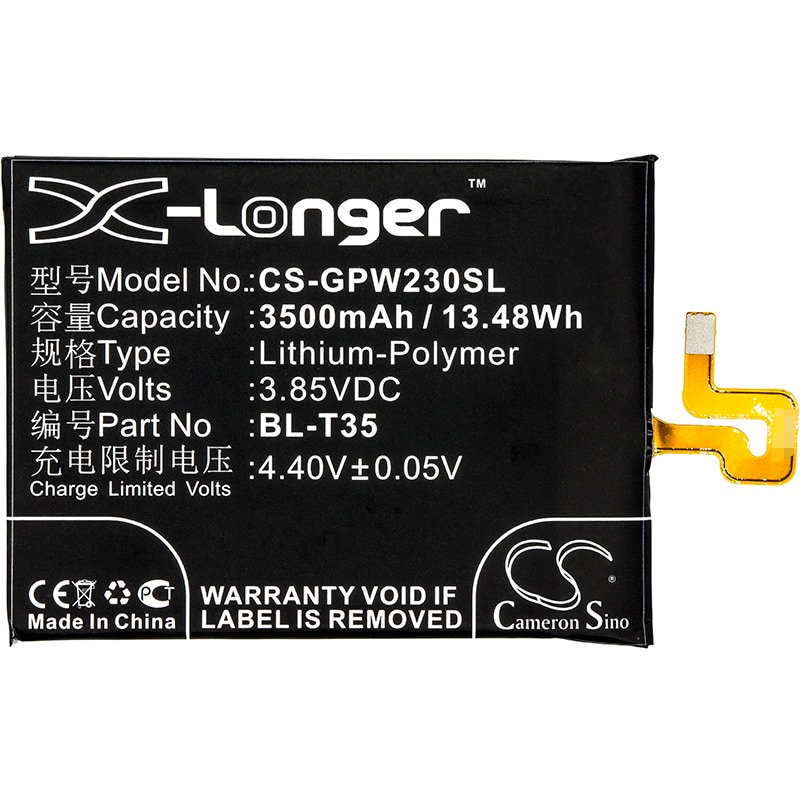 Batteri for SmartPhone, Mobil for Google Pixel 2 XL 2018, Pixel 2 XL 6.0, G011C