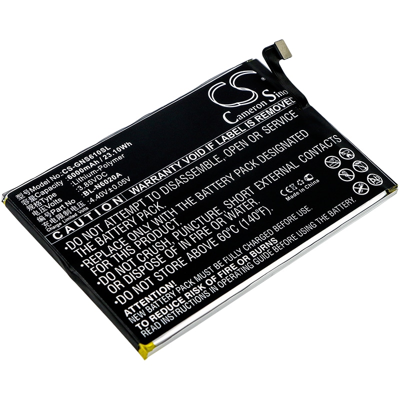 Batteri for smarttelefon, mobil for GIONEE M6s Plus