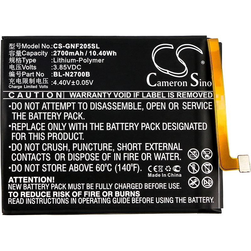 Batteri for smarttelefon, mobil for GIONEE F205, F205L