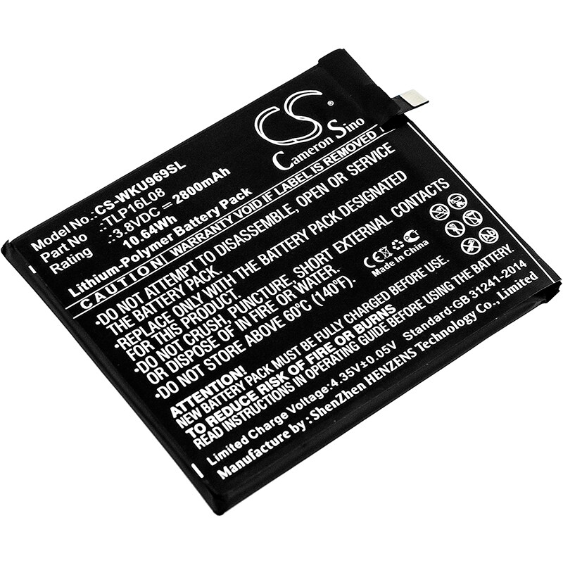 Batteri for SmartPhone, Mobil for WIKO U Feel Prime, 9692