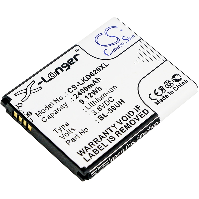 Batteri for SmartPhone, Mobil for LG Optimus G2 Mini, D620, D620R og andre.