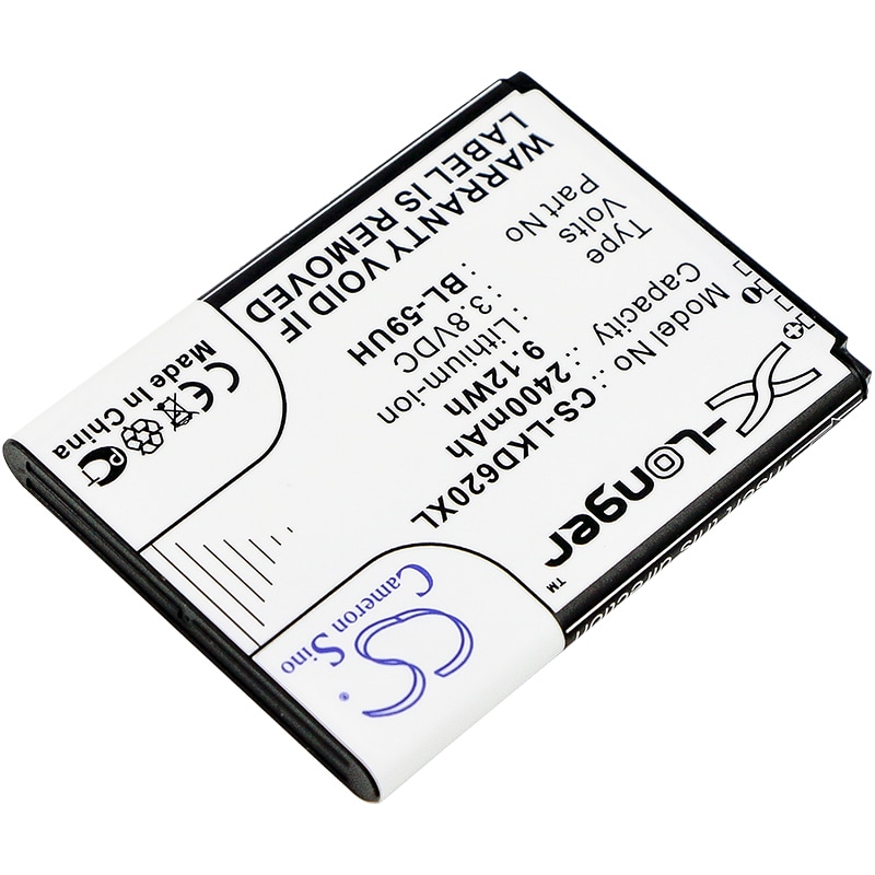 Batteri for SmartPhone, Mobil for LG Optimus G2 Mini, D620, D620R og andre.