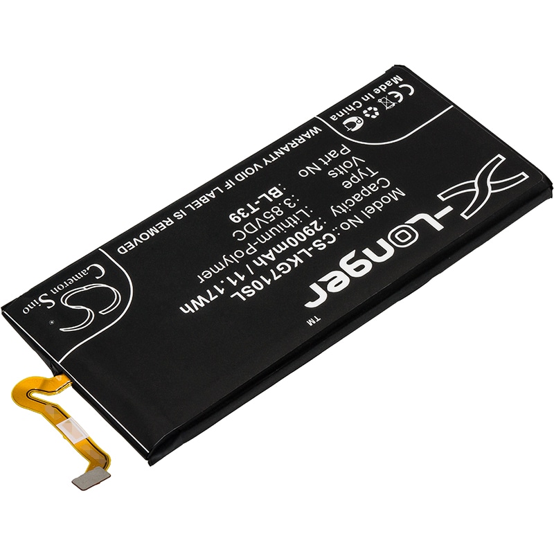 Batteri for SmartPhone, Mobil for LG G7 ThinQ, LMG710AWMH, G7 ThinQ LTE-A og andre.