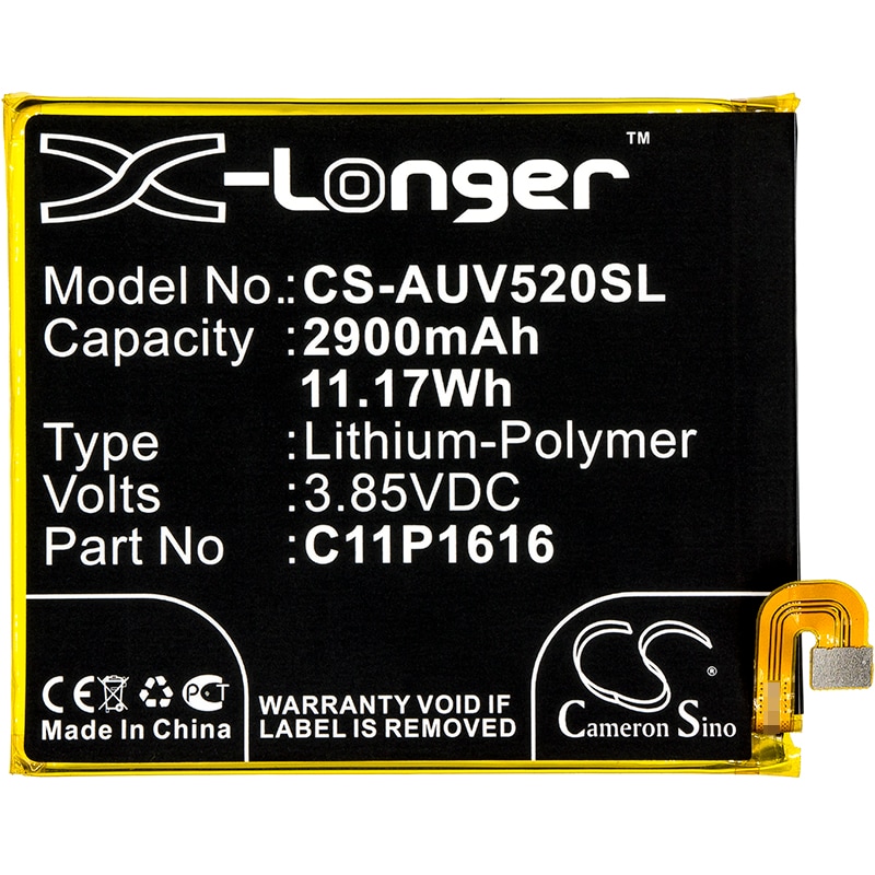 Batteri for SmartPhone, Mobil for Asus ZenFone V, V520KL, A006