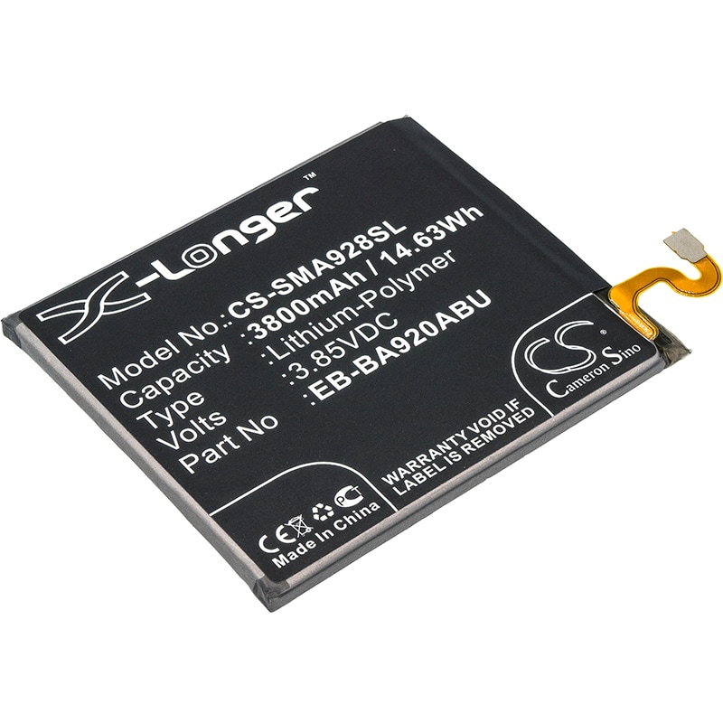 Batteri for SmartPhone, Mobil for Samsung Galaxy A9 2018, SM-A920F, SM-A920F/DS og andre.