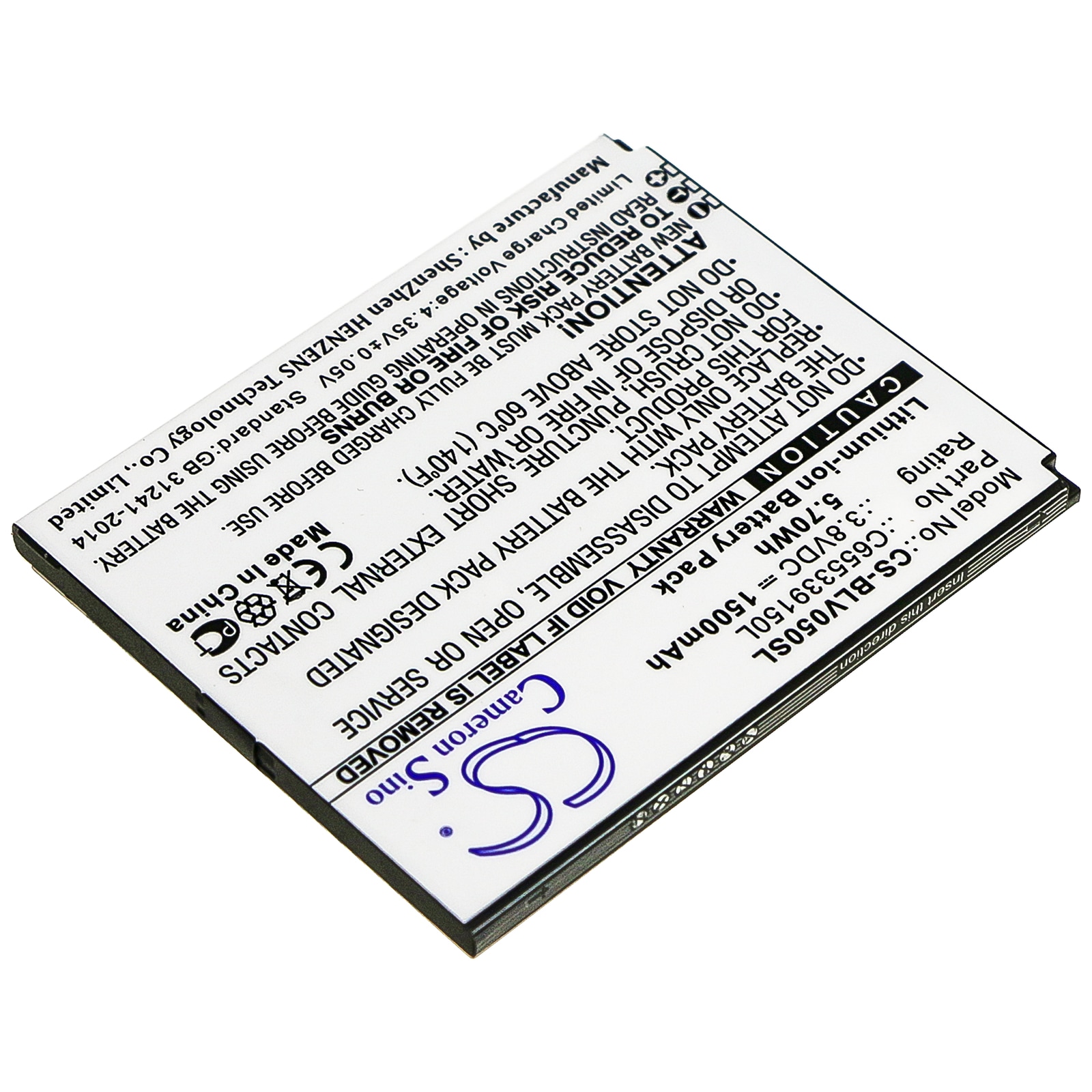 Batteri for SmartPhone, Mobil for BLU Vivo 5 Mini, V050