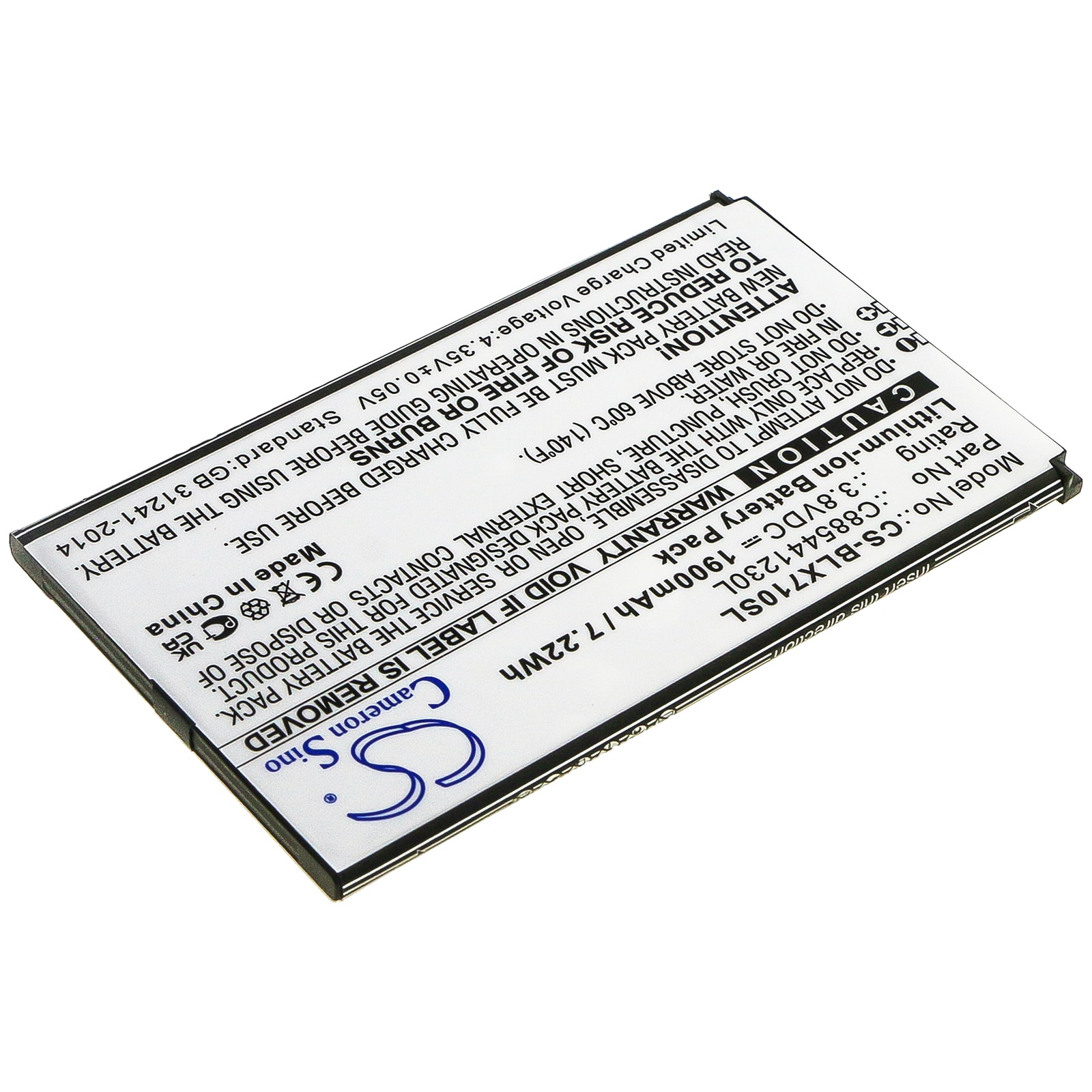 Batteri for smarttelefon, mobil for BLU Dash XL, D710L, D710U