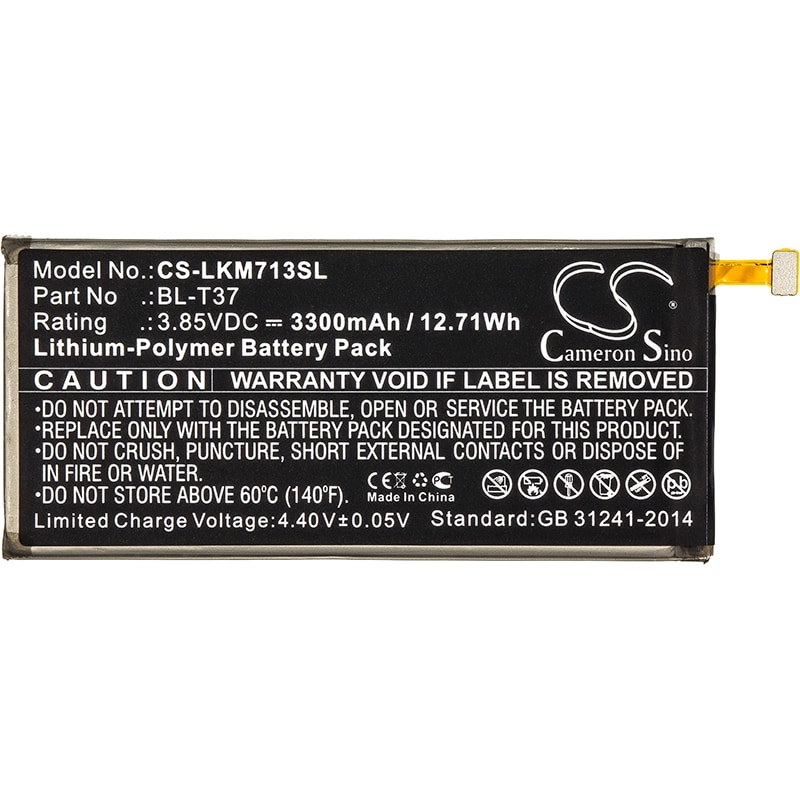 Batteri for SmartPhone, Mobil for LG Q8 2018, Q815L, Q815S og andre.