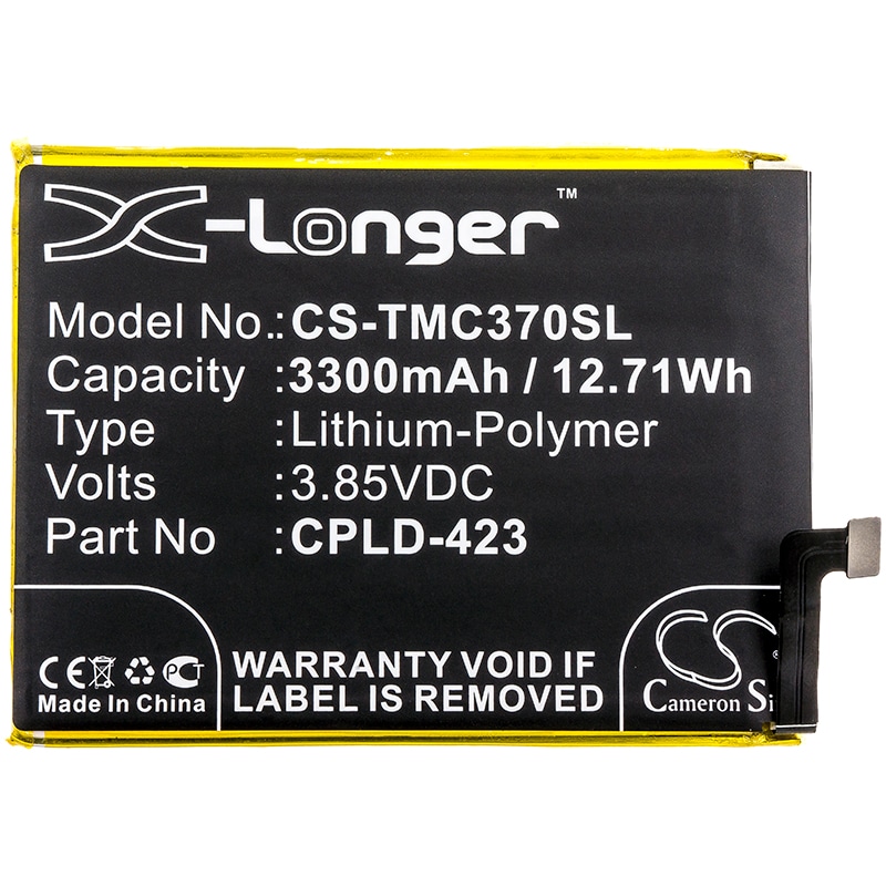 Batteri for SmartPhone, Mobil for T-Mobile Revvl Plus, C3701A