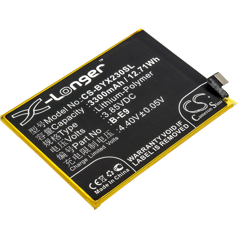 Batteri for SmartPhone, Mobil for VIVO X23, X23 Dual SIM, X23 Dual SIM TD-LTE og andre.