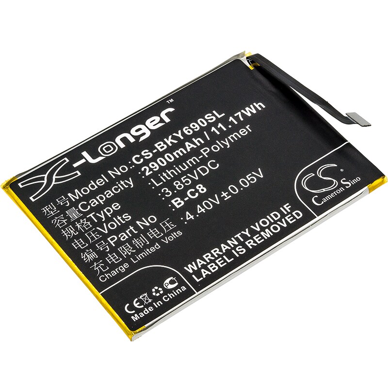 Batteri for SmartPhone, Mobil for VIVO Y69, Y69 Dual SIM, Y69 Dual SIM TD-LTE og andre.
