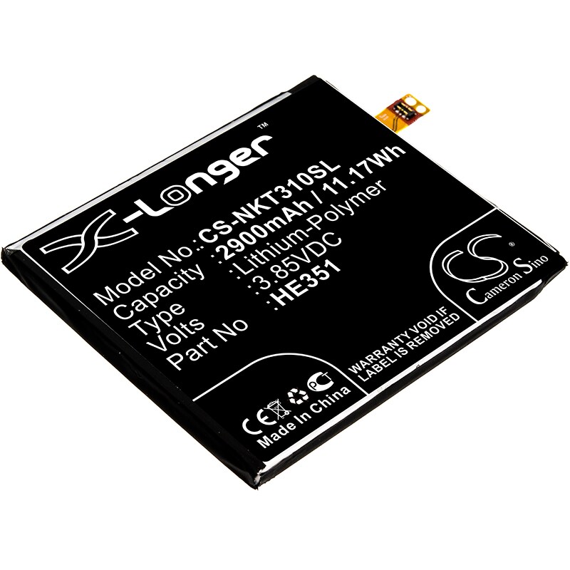 Batteri for SmartPhone, Mobil for Nokia 3.1, TA-1049, TA-1057 og andre.