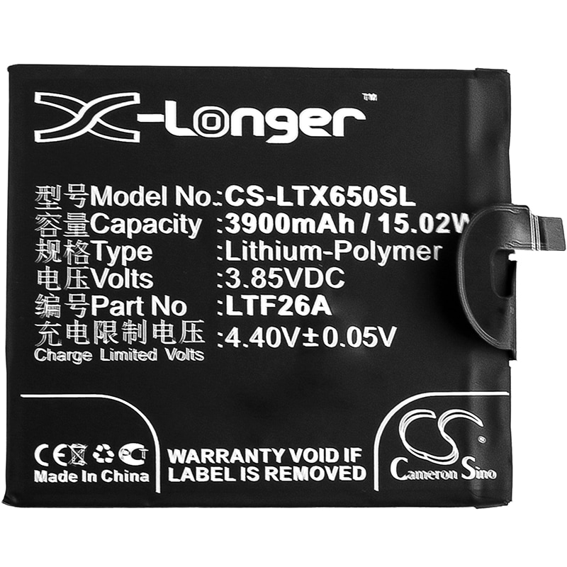 Batteri for smarttelefon, mobil for LeTV Le Pro 3 AI, LEX651, LEX650 osv.