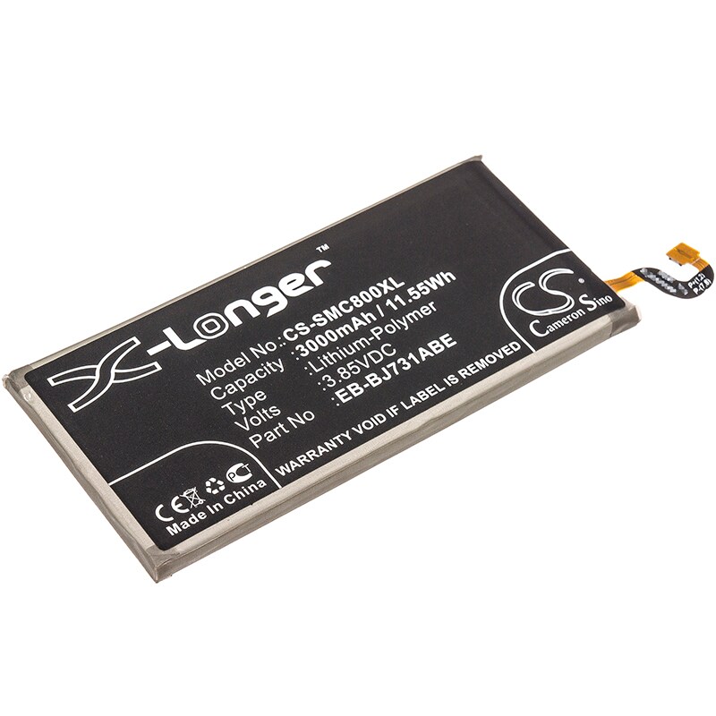 Batteri for SmartPhone, Mobil for Samsung Galaxy C8 Duos, C8 Duos TD-LTE, SM-C7100 og andre.