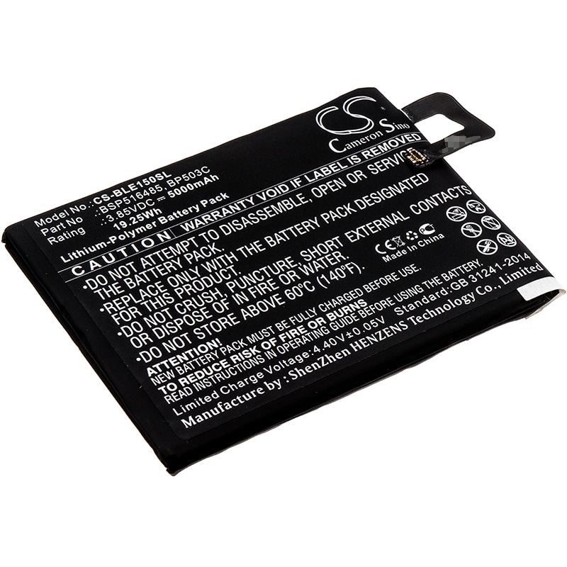 Batteri til smarttelefon, mobil for BLU Energy X Plus 2, E150, E150Q