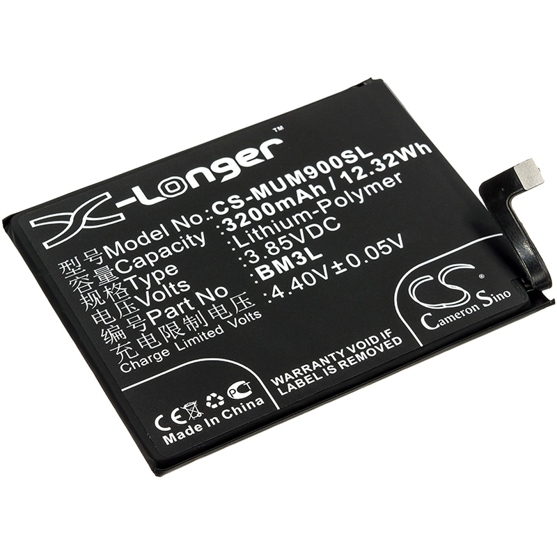 Batteri for SmartPhone, Mobil for Xiaomi Mi 9, M1902F1A, M1902F1T og andre.