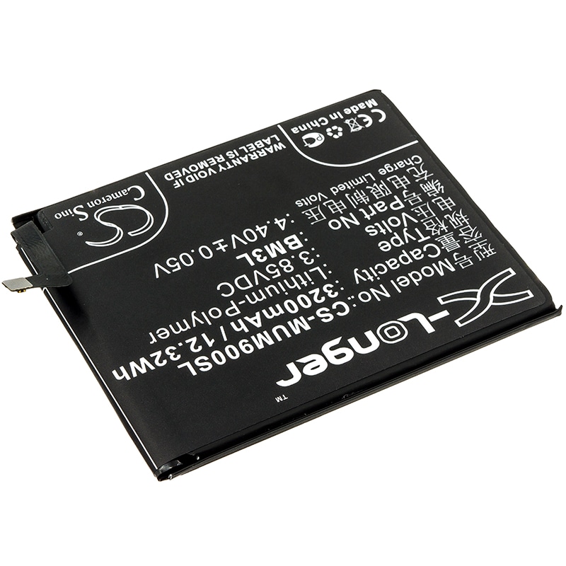 Batteri for SmartPhone, Mobil for Xiaomi Mi 9, M1902F1A, M1902F1T og andre.