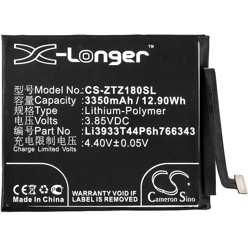 Batteri for SmartPhone, Mobil for Nubia Z18 mini Dual SIM, Z18 mini Dual SIM TD-LTE
