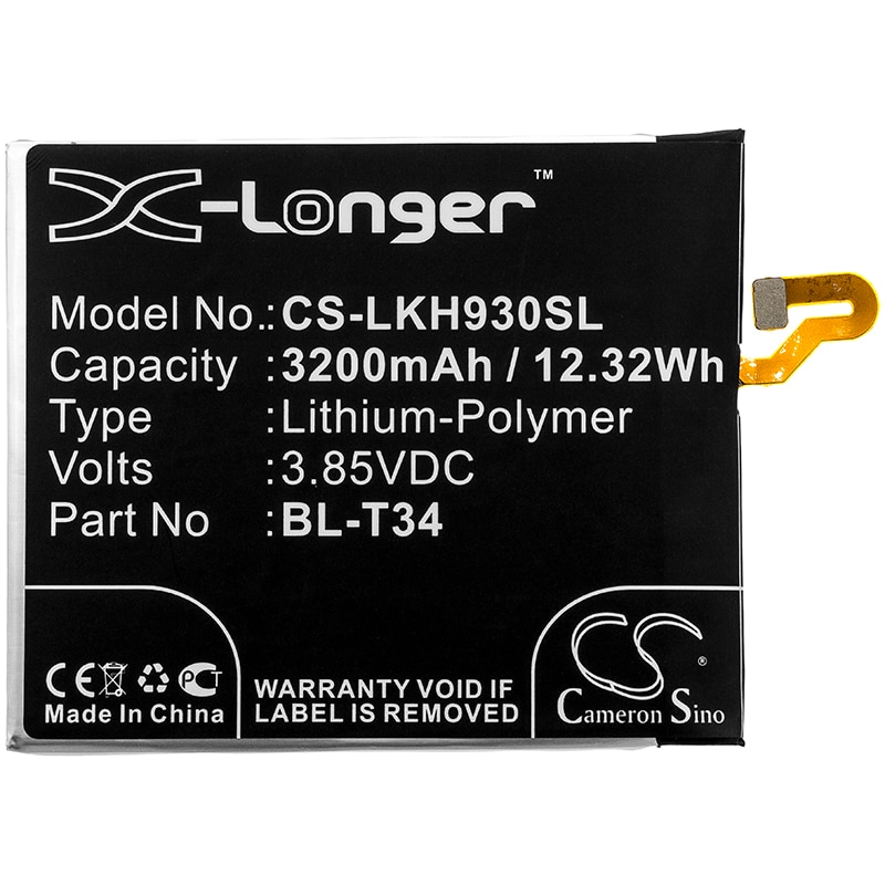 Batteri for SmartPhone, Mobil for $ 0000016n V30, V30S, H930 etc.
