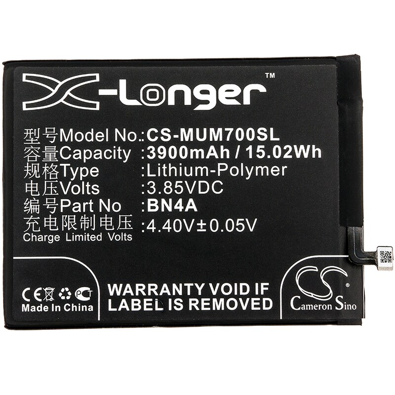 Batteri for SmartPhone, Mobil for Xiaomi Redmi Note 7, M1901F7G, M1901F7H og andre.