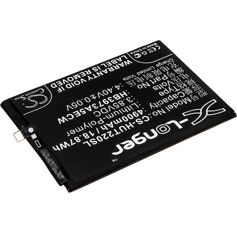 Batteri for SmartPhone, mobil for Honor Note 10, RVL-AL09, X30 Max og andre.