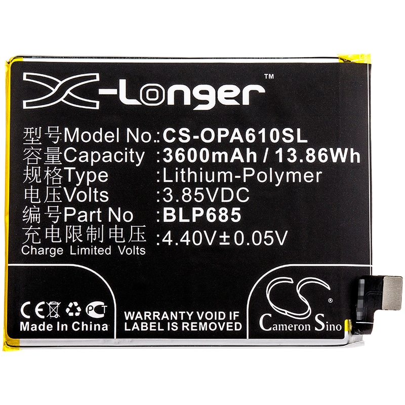 Batteri for SmartPhone, Mobil for OnePlus 6T, A6010, A6013
