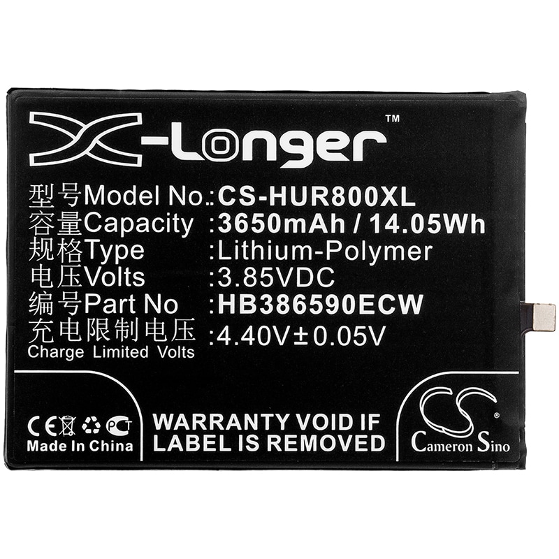 Batteri for SmartPhone, Mobil for Huawei Honor 8X, Honor 8X Dual SIM, JSN-LX3 og andre.