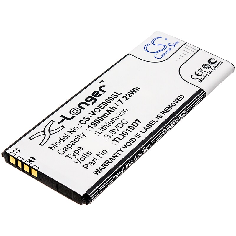 Batteri for SmartPhone, Mobil for Vodafone Smart E9, VFD520, VFD527 og andre.