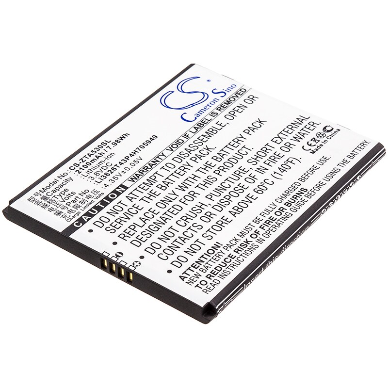 Batteri for SmartPhone, Mobil for ZTE Blade A530, Blade A606, BA530 og andre.