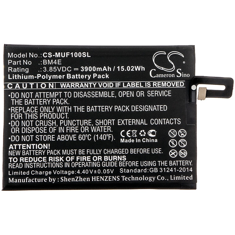 Batteri for SmartPhone, Mobil for Pocophone Poco F1 og andre.