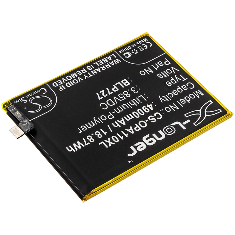 Batteri for smarttelefon, mobil for OPPO A11x, PCHT00, PCHM00