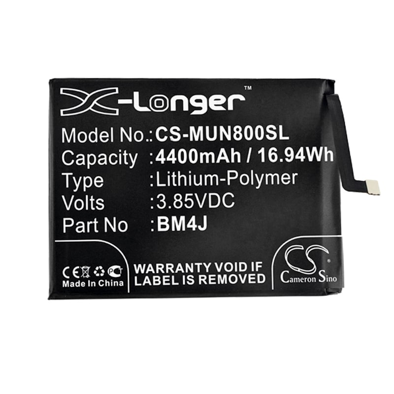 Batteri for SmartPhone, Mobil for Xiaomi Redmi Note 8 Pro, Redmi Note 8 Pro Dual SIM og andre.