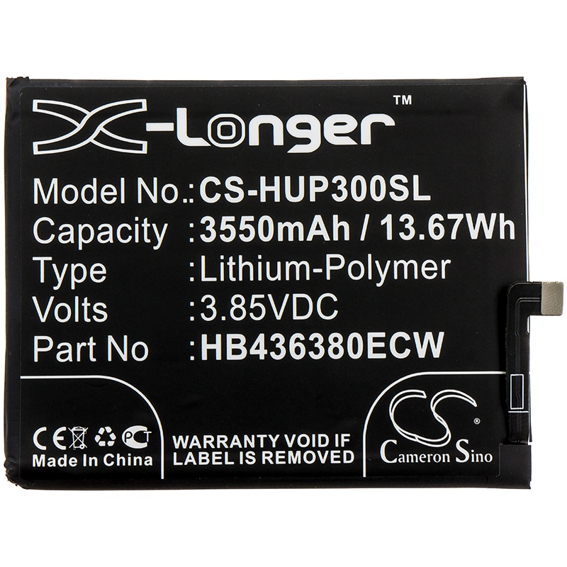 Batteri for SmartPhone, Mobil for Huawei P30, P30 Premium Edition og andre.
