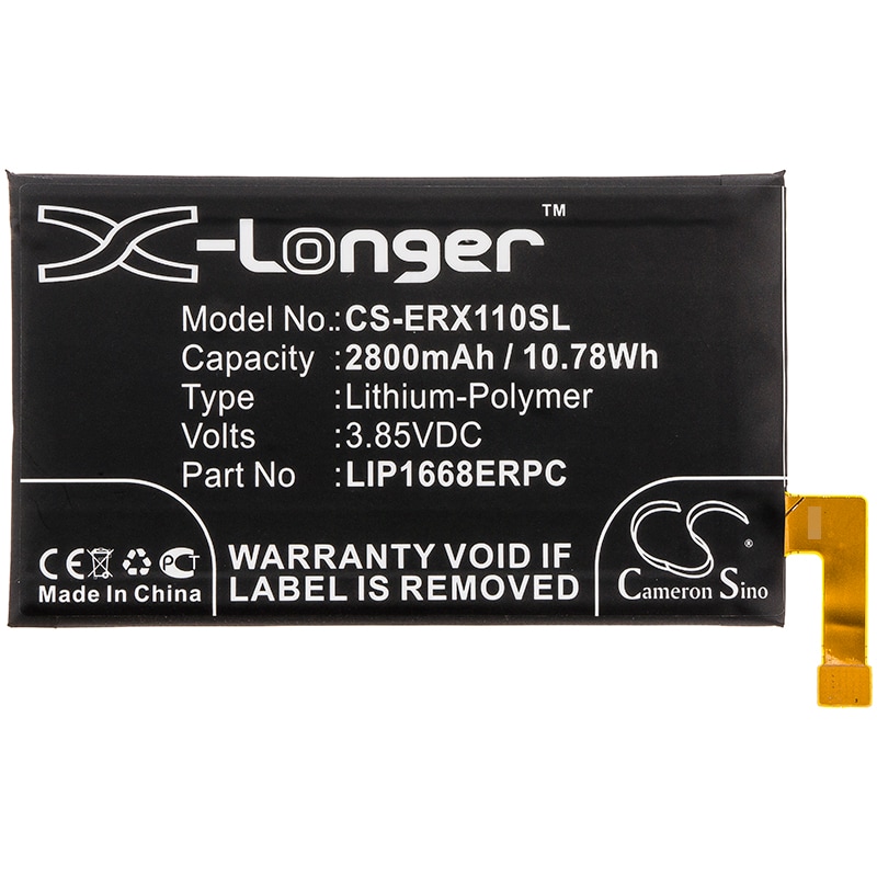 Batteri for SmartPhone, Mobil for Sony Xperia 10, I3123, I4193 og andre.