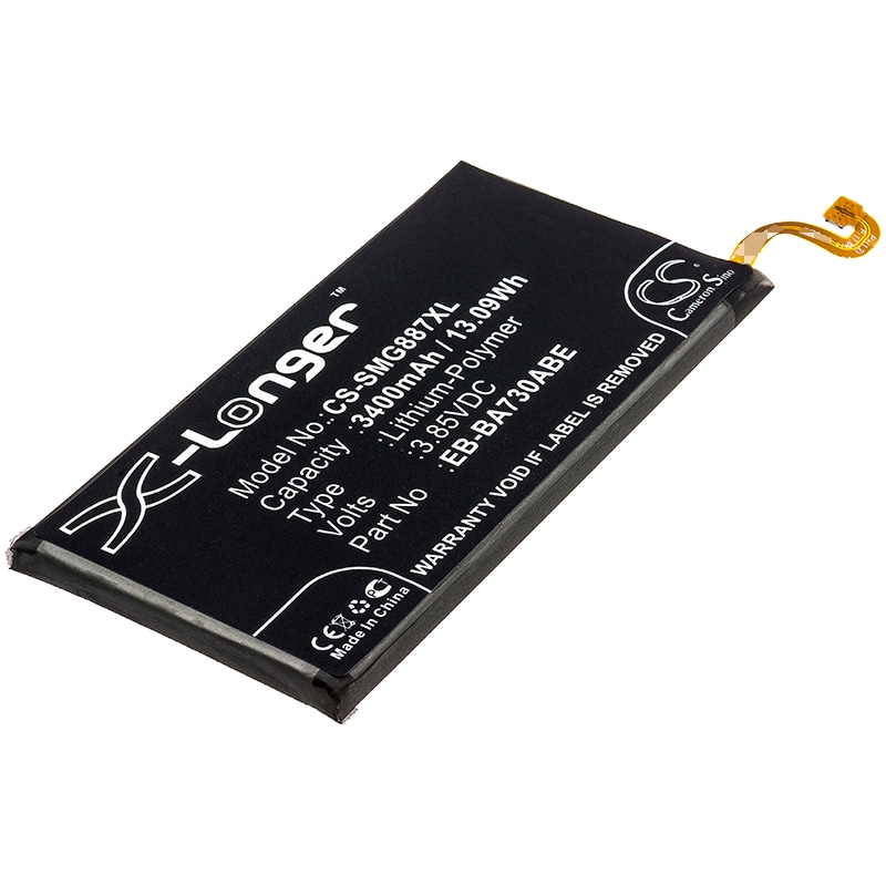 Batteri for SmartPhone, Mobil for Samsung SM-G887, SM-G887N, Galaxy A9 Pro 2018 og andre.