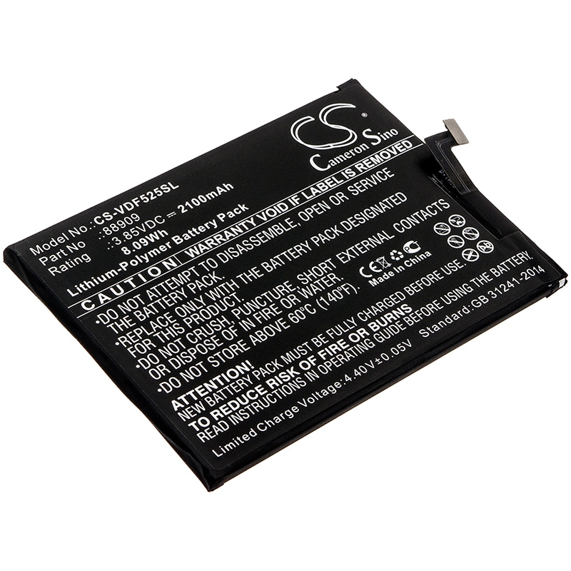 Batteri for SmartPhone, Mobil for Vodafone VFW 525, 88909, VFW525 og andre.