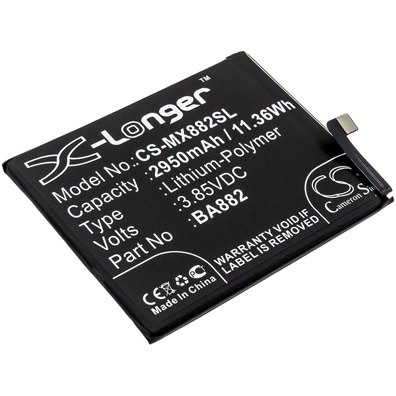 Batteri for SmartPhone, Mobil for Meizu 16, 16 Standard Edition og andre.