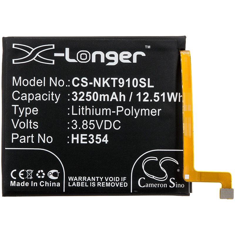 Batteri for SmartPhone, Mobil for Nokia 9 PureView, TA-1082, TA-1087