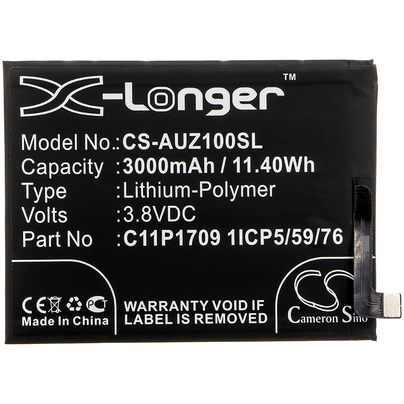Batteri for SmartPhone, Mobil for Asus ZenFone Live L1, ZenFone Live L1 Dual SIM og andre.