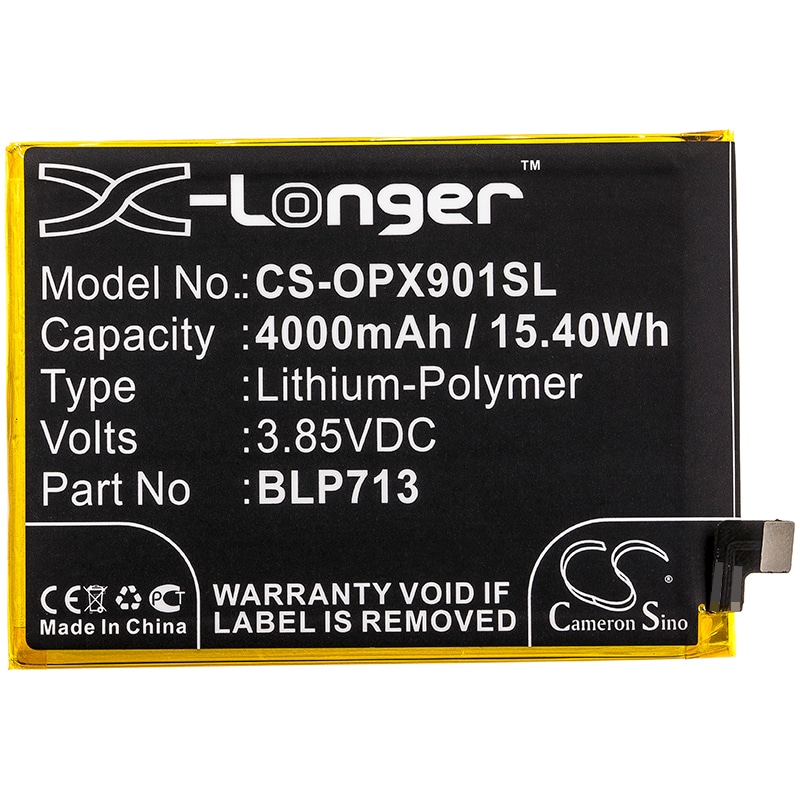 Batteri for SmartPhone, Mobil for OPPO RMX1901, Realme X