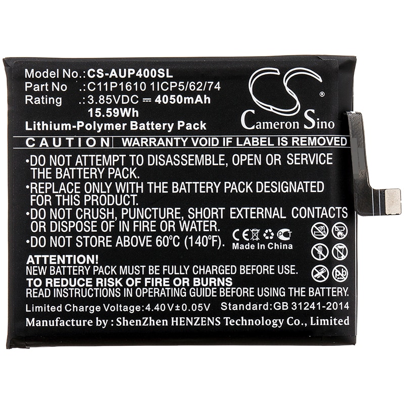 Batteri for SmartPhone, Mobil for Asus ZenFone Pegasus 4A, ZB500TL