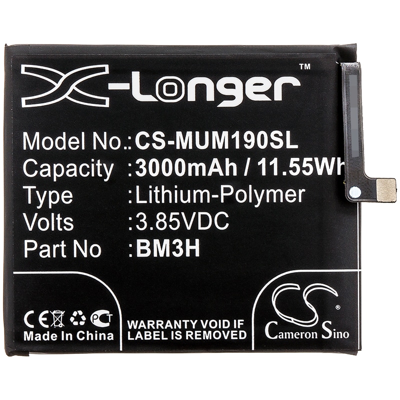 Batteri for SmartPhone, Mobil for Xiaomi Mi Play, M1901F9E, M1901F9T