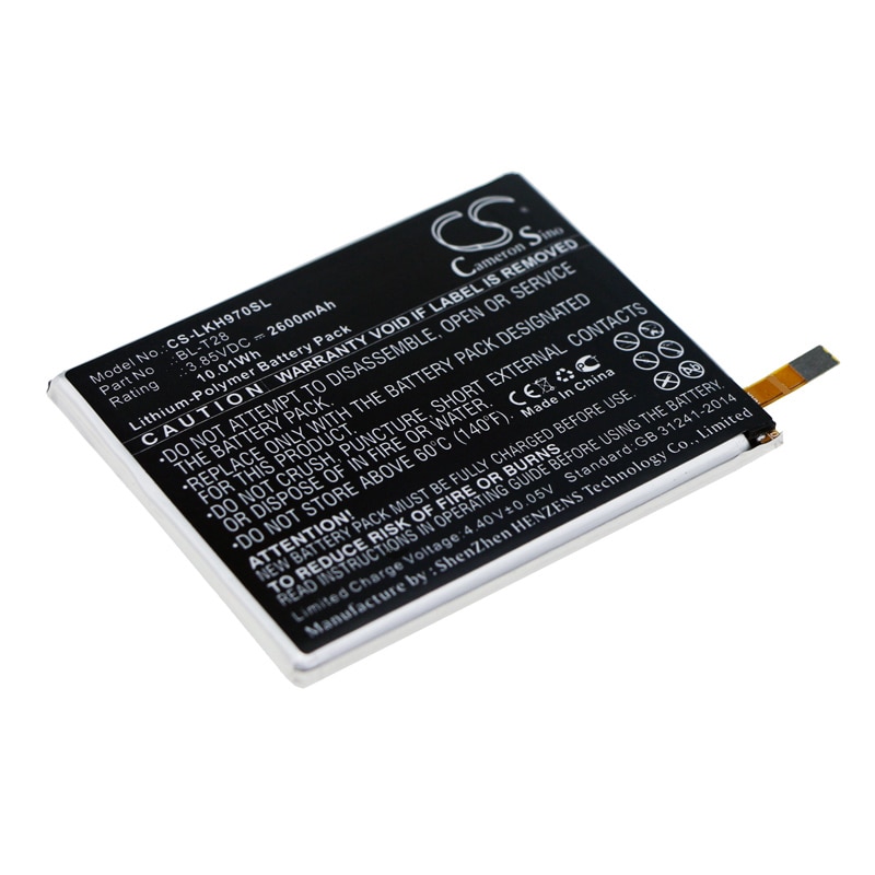 Batteri for SmartPhone, Mobil for LG Q725L, Q7+, Q7 Plus og andre.