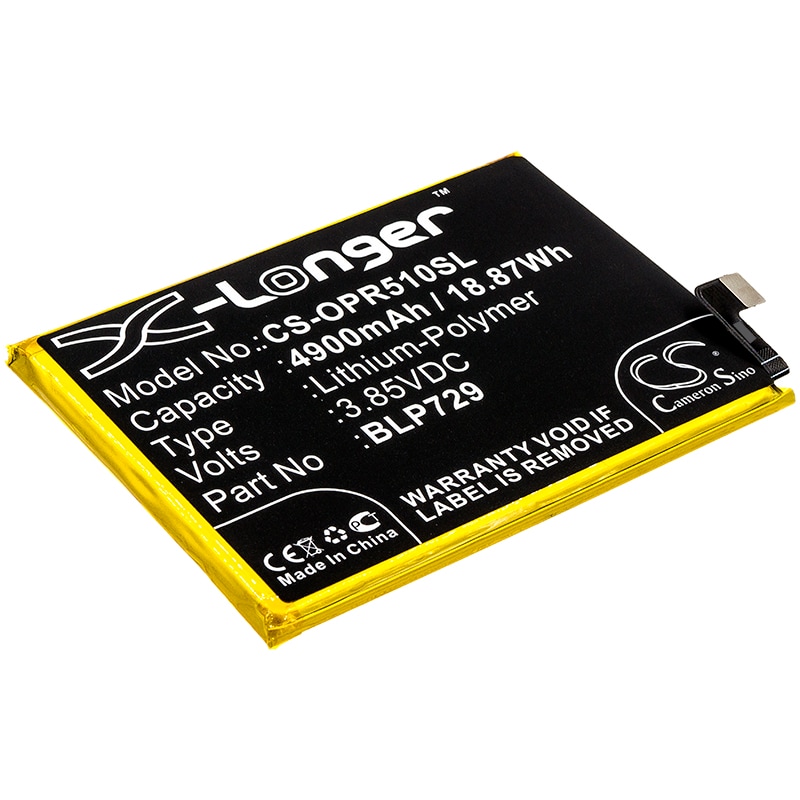 Batteri for SmartPhone, Mobil for OPPO Realme 5i, Realme 5, Realme C3 og andre.