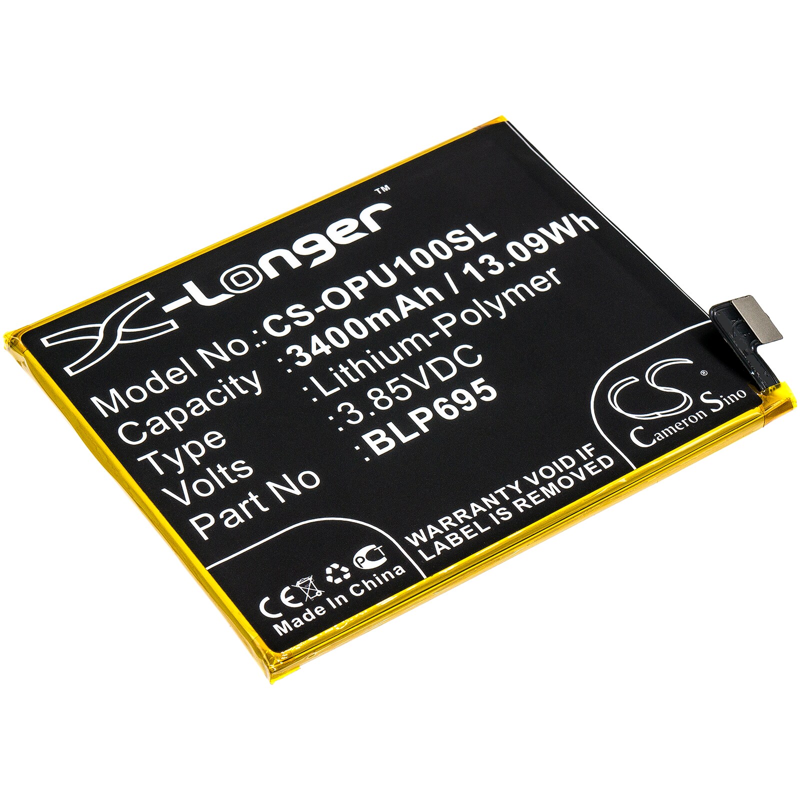 Batteri for SmartPhone, Mobil for OPPO Realme U1, RMX1833, R1833