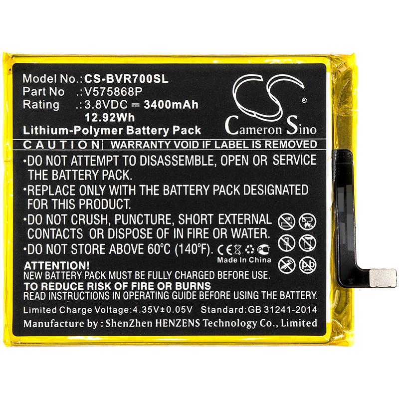 Batteri for SmartPhone, Mobil for Blackview BV7000